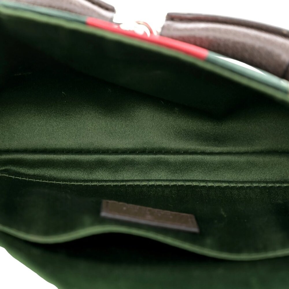 Canvas Web Stripe Small Chain Shoulder Bag - Picture 4 of 5